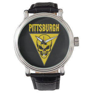 Pittsburgh Skull Armbanduhr