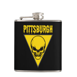 Pittsburgh Skull Flachmann