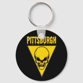 Pittsburgh Skull Schlüsselanhänger