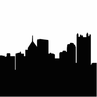 Pittsburgh-Skyline Freistehende Fotoskulptur