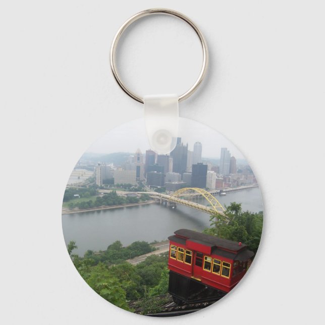 Pittsburgh Skyline Schlüsselanhänger (Vorderseite)