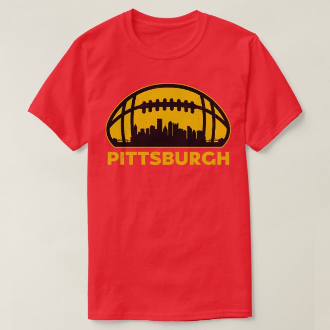 Pittsburgh Skyline T-Shirt (Design vorne)