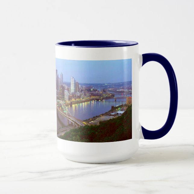 Pittsburgh-Skyline Tasse (Rechts)