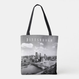 Pittsburgh Skyline Tote Bag Tasche