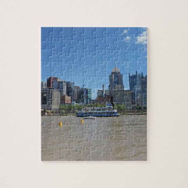 Pittsburgh-Skyline von PNC Park (Vertikal)