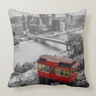 Pittsburgh Steel City Skyline Incline Pennsylvania Kissen
