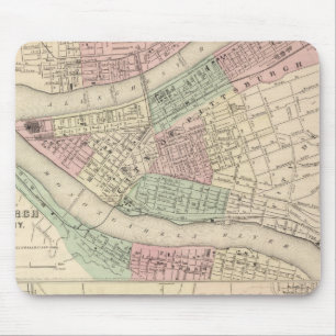 Pittsburgh und Allegheny, Pennsylvania Mousepad