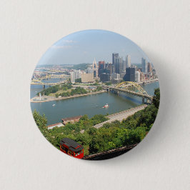 Pittsburgh vom Mt Washington Button