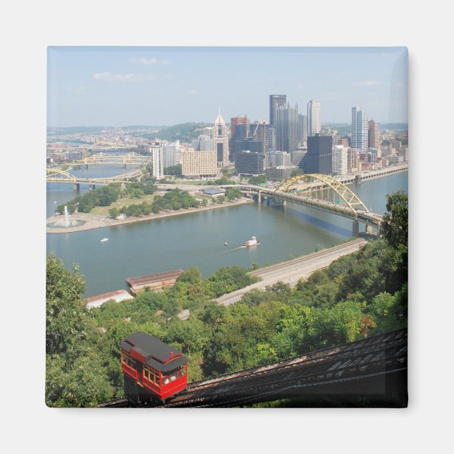Pittsburgh vom Mt Washington Magnet (Vorne)