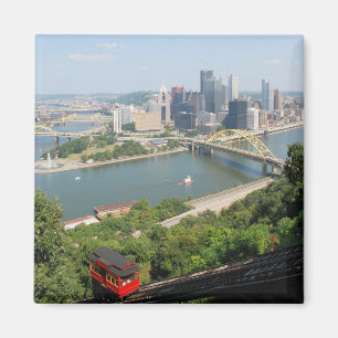 Pittsburgh von Mt Washington Magnet