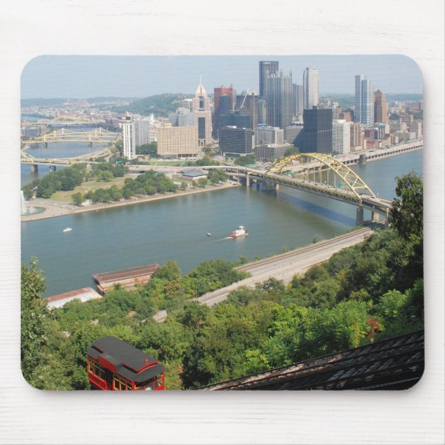 Pittsburgh von Mt. Washington Mousepad (Vorne)