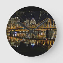 PITTSBURGH WALL CLOCK