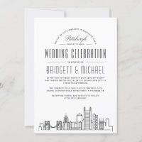 Pittsburgh Wedding | Moderner Deko Skyline