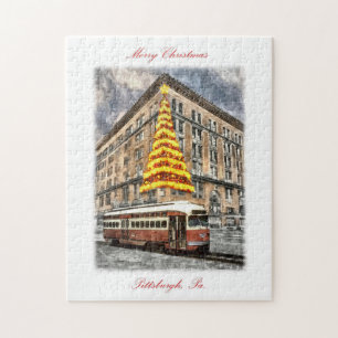 "Pittsburgh-WeihnachtsErinnerungens-" Puzzlespiel