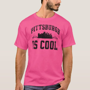 Pittsburgh Yinz Yinzer Steel City Skyline 412 Hom T-Shirt