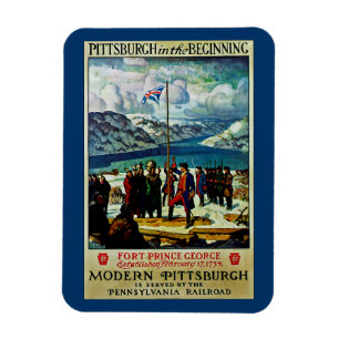 Pittsburgh zu Beginn Magnet