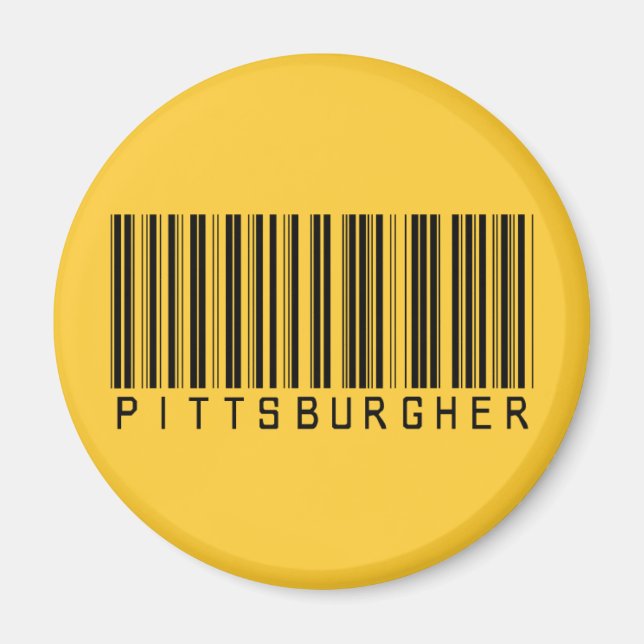 Pittsburgher Barcode Magnet (Vorne)