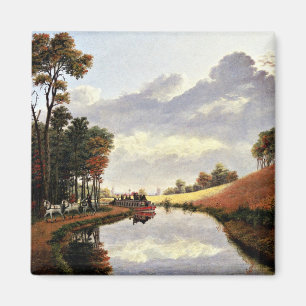 Pittsford auf dem Erie-Kanal Magnet