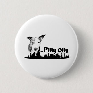 Pitty City PitBull Terrier Staffordshire San Diego Button