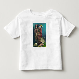 Piuta gebürtige Mutter und Kind in einem Papoose Kleinkind T-shirt