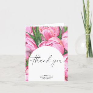 Pivoines aquarelle - Merci pour la baby shower de
