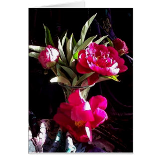 Pivoines rouges romantiques