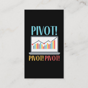 Pivot Analytics Finance Data Science Computer Visitenkarte