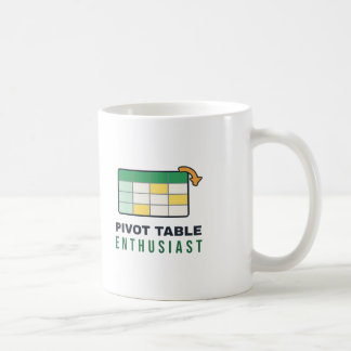 Pivot-Tabellen-Enthusiast Lustiger Buchhalter-Witz Kaffeetasse