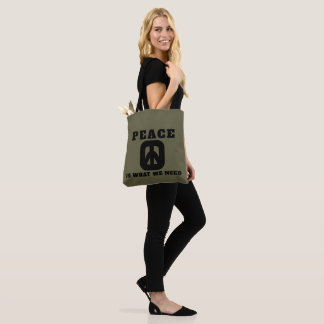 PIWWNEED TOTE PEACE (IWWN) Schultertasche Tasche