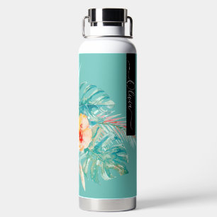 Pix Dezines Blume Tropisches Paradies Trinkflasche