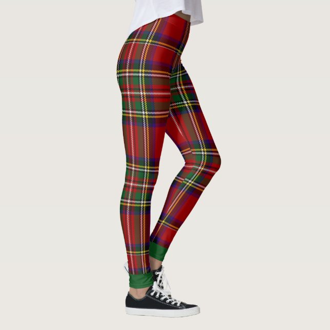 Pix Dezines Clan Stewart Tartan Leggings (Rechts)