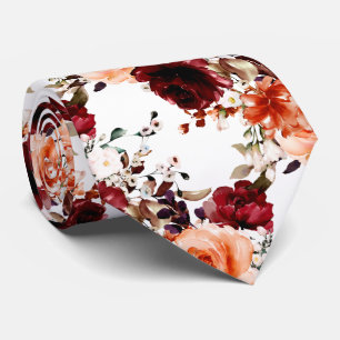 Pix Dezines Fall Rose in Peonies DIY Background Ne Krawatte