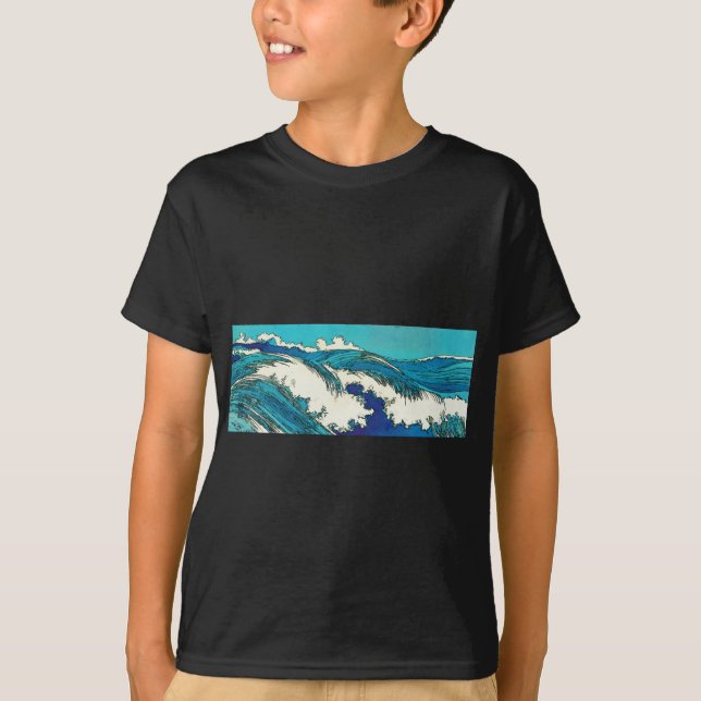 Pix Dezines konen uehara Ozeanwellen, 上 原 T-Shirt (Vorderseite)
