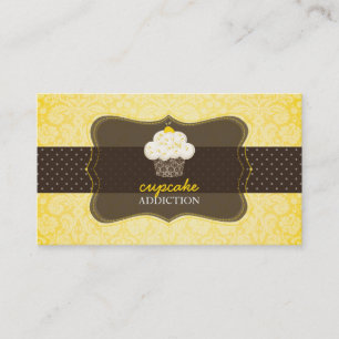Pix Dezines lemon zest cupcake/pâtisserie Visitenkarte