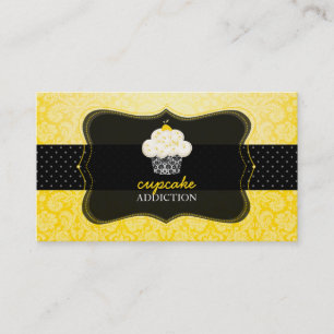 Pix Dezines lemon zest cupcake/pâtisserie Visitenkarte