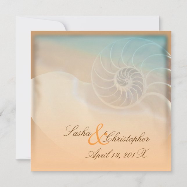 Pix-Dezines nautilus, do-it-yourself invitations (Devant)