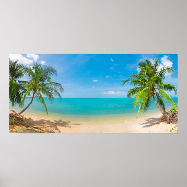 Pix Dezines Paradise/Panoramaaussicht Tropische In Poster (Vorne)
