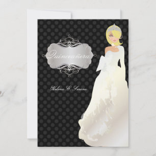 Pix Dezines Quinceañera/Quince años Prinzessin Einladung