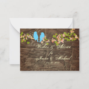 Pix Dezines Rustic Love Birds, Ratgeber Karten