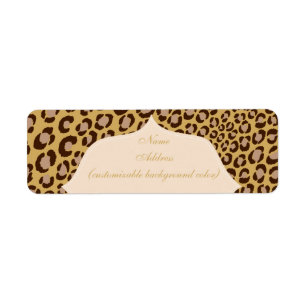 Pix Dezines Safari, braun + braun, Leopard