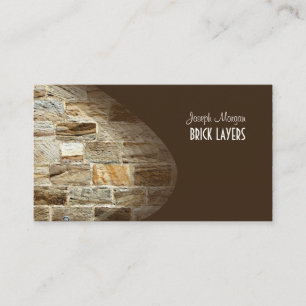 Pix Dezines Stonemasons, Steinarbeiter Visitenkarte