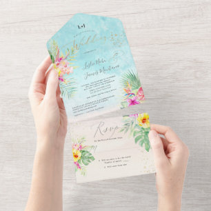 Pix Dezines Tropical Paradise Beach Event All In One Einladung