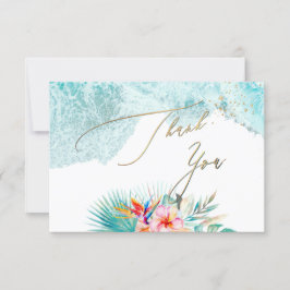 Pix Dezines Tropical Paradise Beach Vielen Dank Einladung