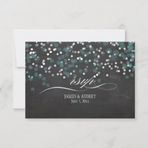 Pix Dezines uAwg chalkboard Wintersoiree RSVP Karte