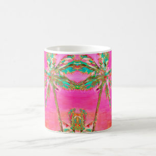 Pix Dezines Vintag Hawaiian Beach Kaffeetasse