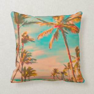 Pix Dezines Vintage Strandszene Kissen