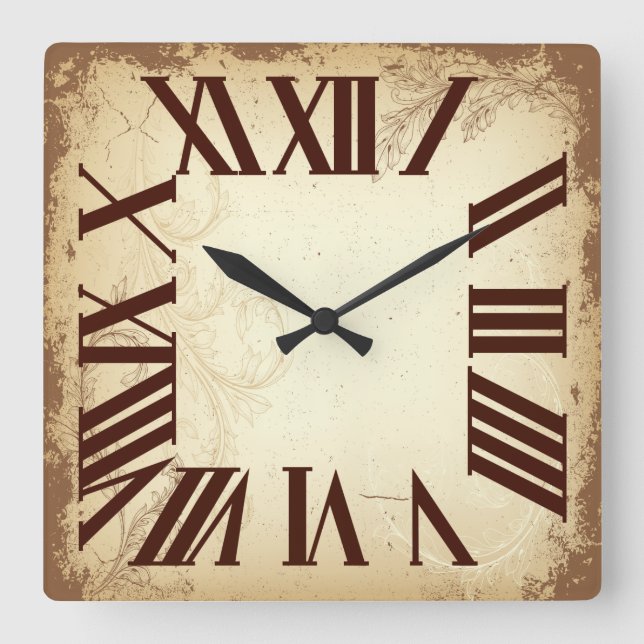 Pix Dezines Vintage Uhr (Vorderseite)