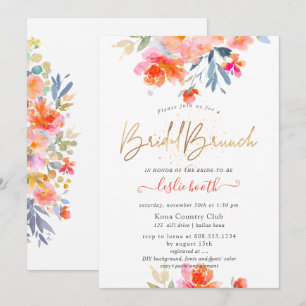 Pix Dezines Wasserfarbe, Gartengarten Rose Bridal  Einladung