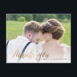 Pix Dezines Wedding Vielen Dank/Imitate Gold Scrip Postkarte<br><div class="desc">PixDezines Hochzeit danke Ihnen Postkarten mit Imitaten goldene lustige moderne Drehbuch. Passen Sie es an! Copyright © 2008-2016 PixDezines.com™ und PixDezines™ auf zazzle.com. Alle Rechte vorbehalten.</div>