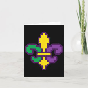 Pixated Jester Hat Video Gamer E-sports Retro Ma Karte